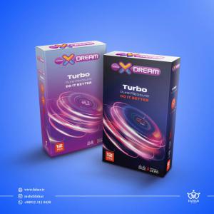 Exemplary design of X-Dream condom packaging