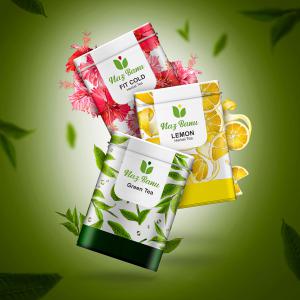 Nazbanu tea packaging design
